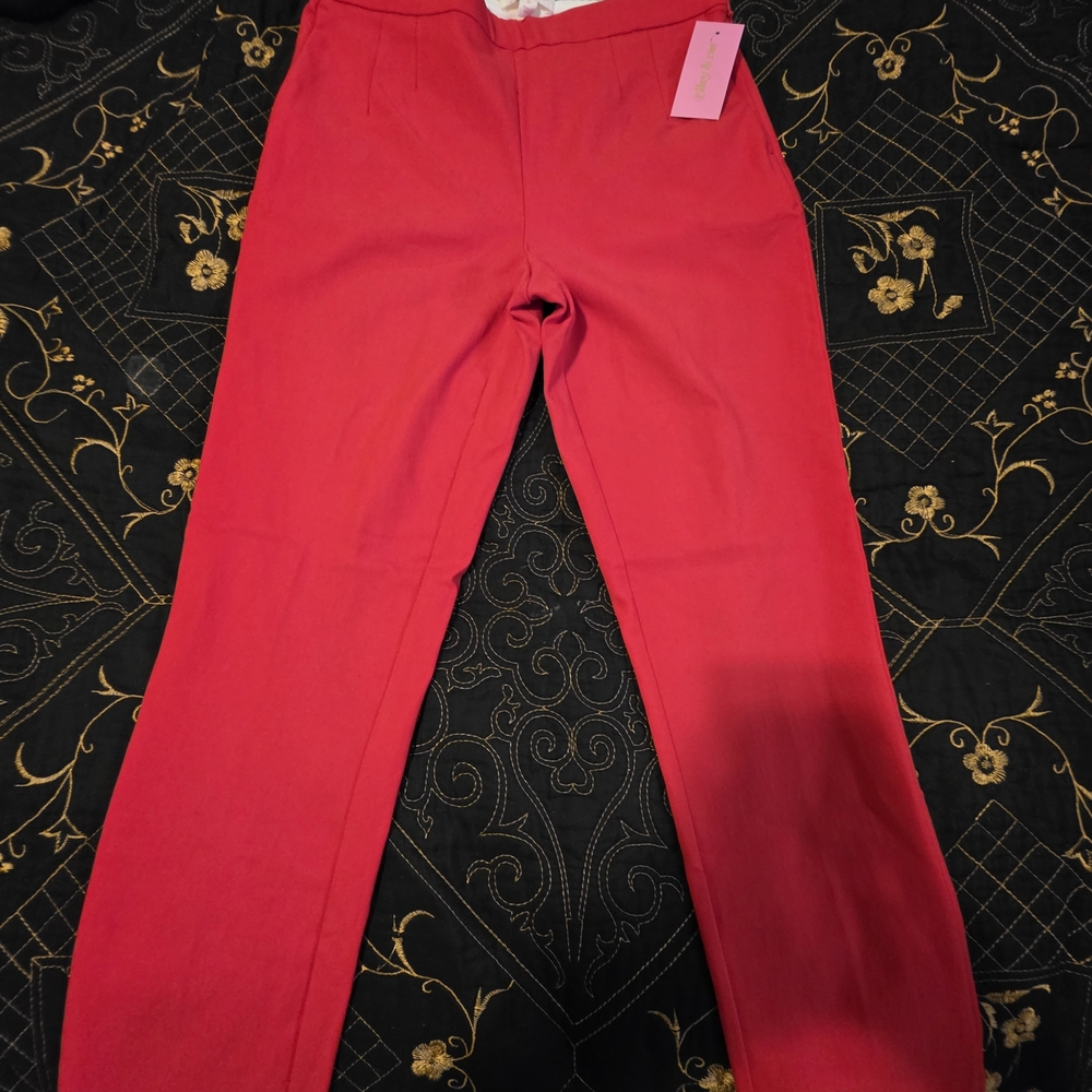 Riley & Rae Red Skinny Pants
